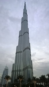 Burj khalifa, Dubai, Förenade Arabemiraten, byggnad, Burj, Khalifa, arabiska