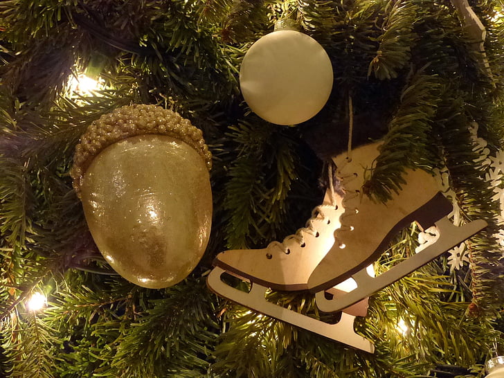 décembre, hiver, Advent, Christmas, bois de pin, fenyőfadísz, lumière