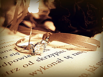 Diamond, ring, smykker, bryllup, Kærlighed, Romance