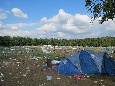 Rock n heim, Camping, Festival, Deutschland, zerstört, Sturm, ruiniert