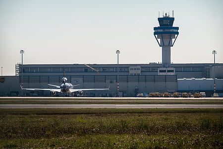 repülőtér, torony, repülőgép, Köln/bonn repülőtér, teherszállító repülőgép, légi közlekedés, Air cargo