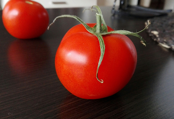 rouge, tomate, rouge tomate, un légume, lumière, santé, appétit