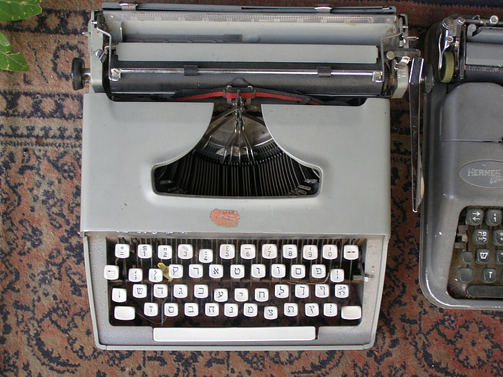 пишеща машина, реколта, Антик, тип, ретро, пиша, машина