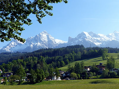 Steinernes meer, vápno Hora, Kamenné hory, Maria alm, Pinzgau