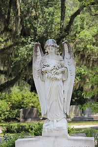 Angel, kirkegården, skulptur, stein, stein figur, Stone skulptur, amerikanske
