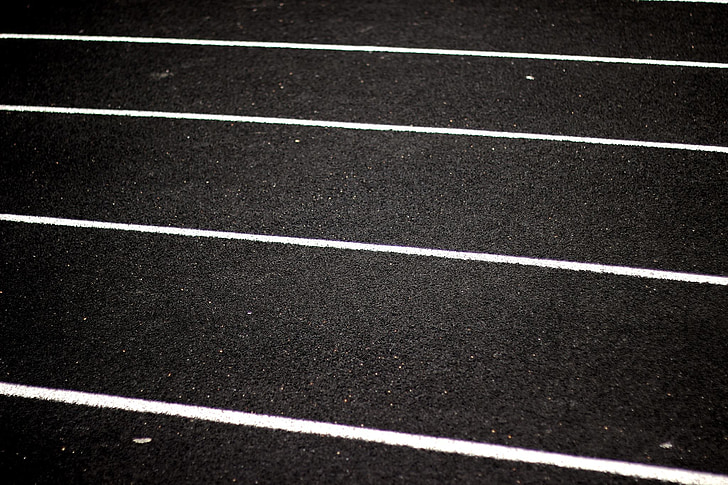 track, black, white, race, sport, running