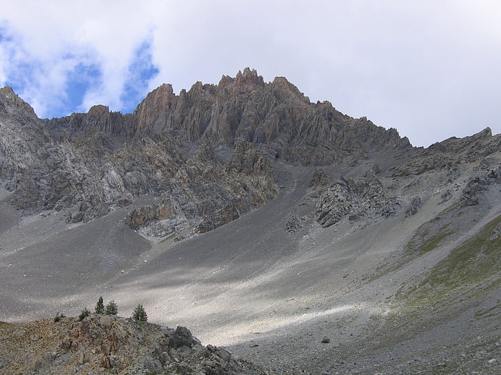 mountain, valley, alps, hiking, nature, landscape, outdoors