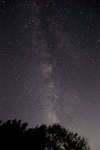 Vía Láctea, estrella, el cielo de noche, Japón, noche