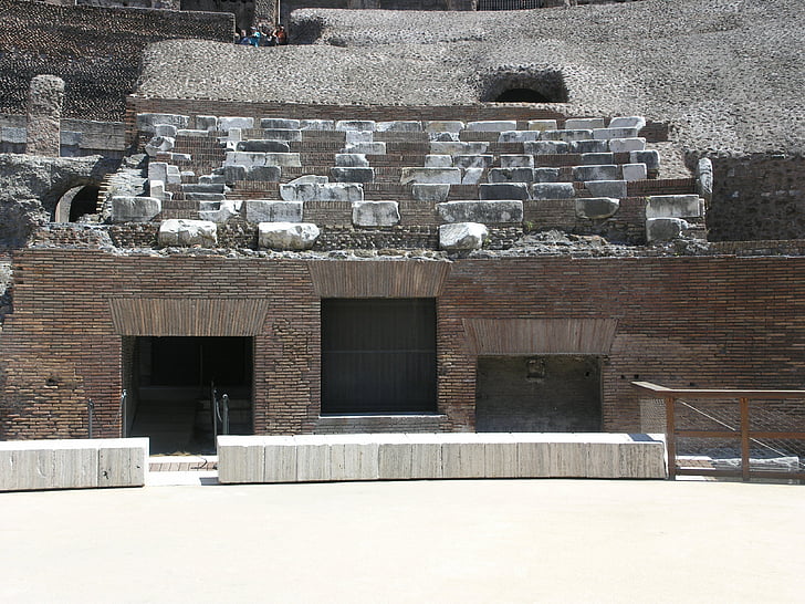Senatet siddepladser, Colosseum, Italien, publikum, arkitektur, historie, Rom