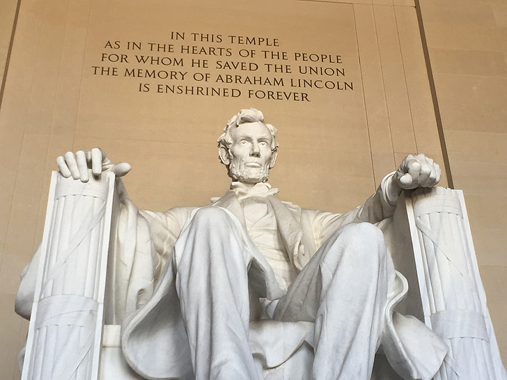 Lincoln memorial, Washington, DC, Präsident