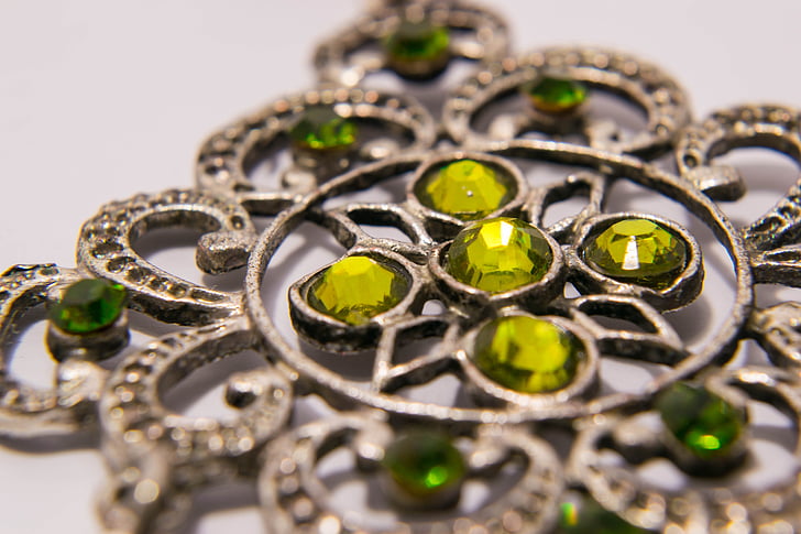 emerald, stone, earring, green, nature, rock, jewelry