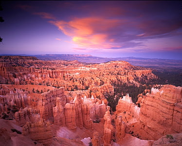 Bryce canyon, formációk, sziklák, erózió, festői, táj, nemzeti park