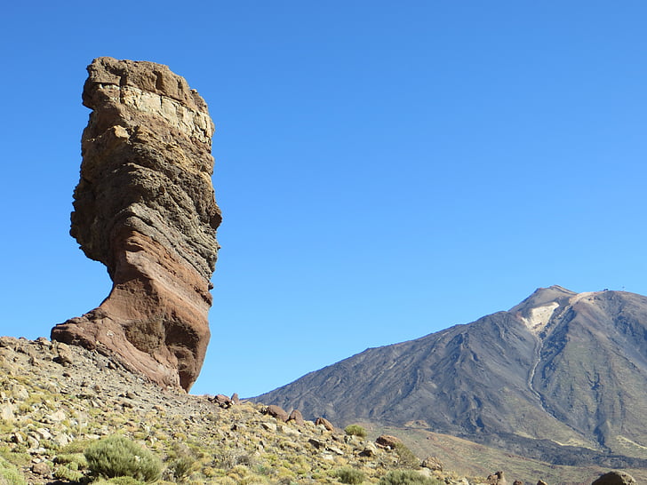 batu, Tenerife, Teide, Kepulauan Canary, tebing, teyde, Teide national park