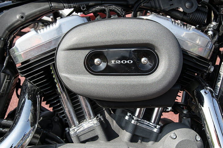 moto, moteur, Harley davidson, Sportster, véhicule à deux roues, Metal, motos