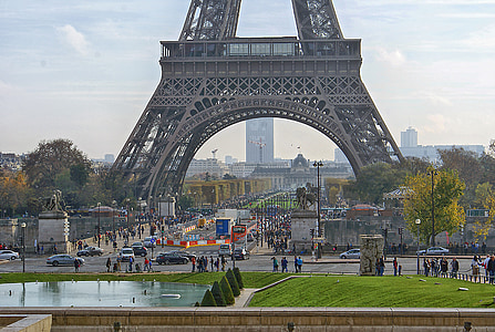 Eiffel-torony, torony, a tervezés a, épület, építészet, város, Franciaország