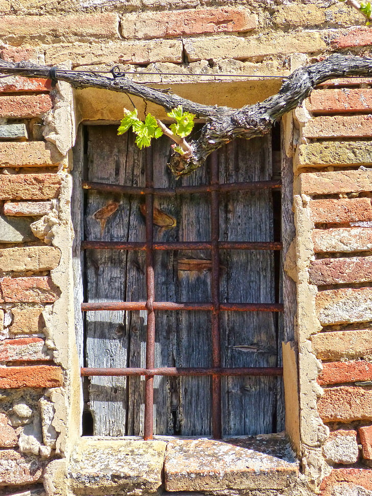 fenêtre de, Parra, balustres, vieux