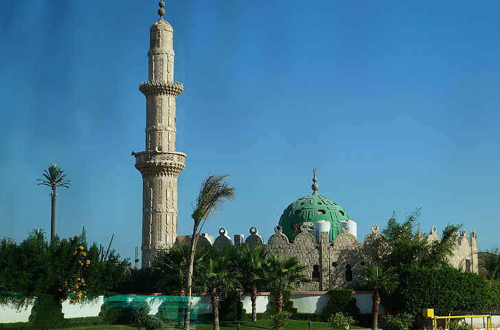 moskén, Egypten, tro, tornet, islam