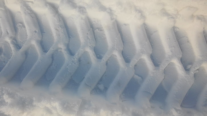 dæk track, sne, genoptryk, profil, New Zealand, mønster