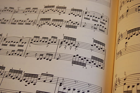 müzik, piyano notalar, Puan, Klasik, notalar, Müzik Notası, Klasik müzik