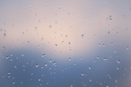 pluja, temps, degoteig, tempesta, l'aigua, finestra, núvols