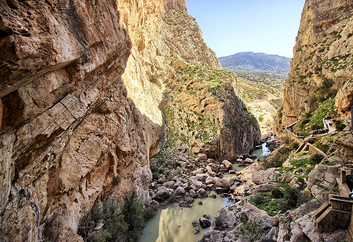 caminito del rey, rocks, tourism, excursion, hiking