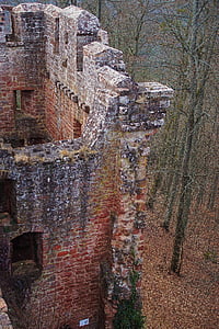 Ruine, Schloss, Befestigung, Sandstein, Frankreich, Pierre, Geschichte