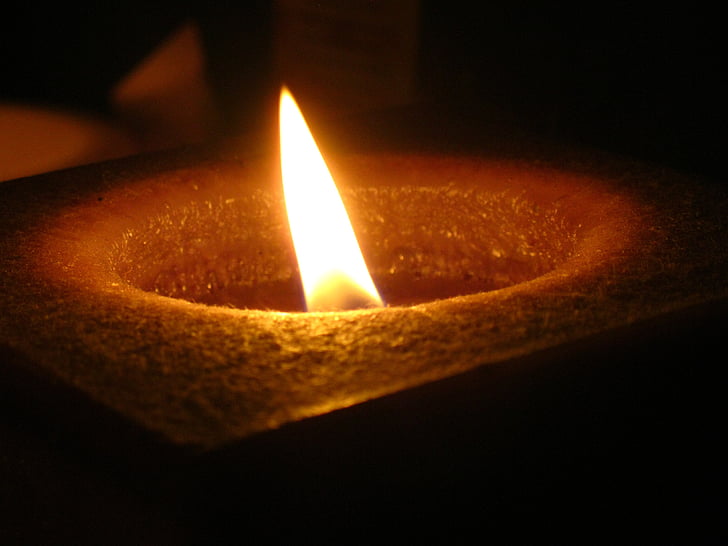 Candle-Light, Kerzen, Wachskerze, Flamme, Wachs, romantische