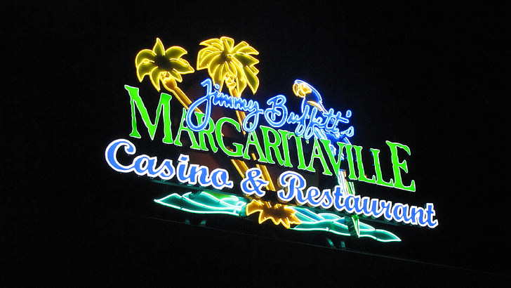 sign, casino, night, neon, lighting, advertisement