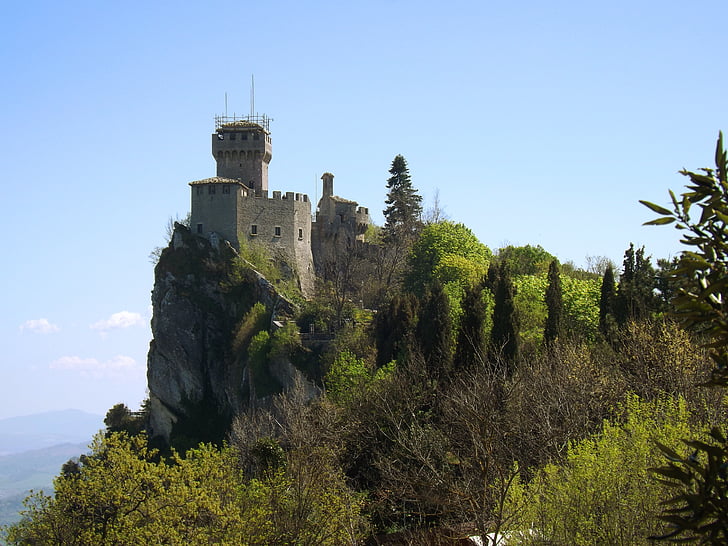 San marino, Mount Titan, lâu đài