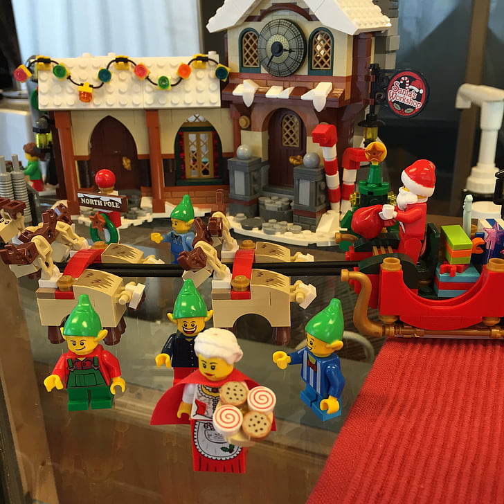 LEGO, игрушка, Санта-Клаус