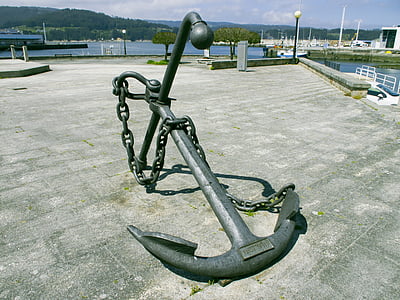 ancla de barco, hierro, Museo, San ciprian