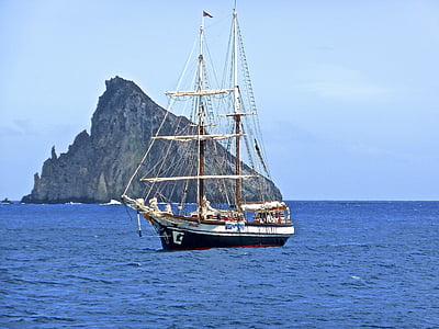 yacht, sailing ship, nautical, holiday, vessel, ship, sea