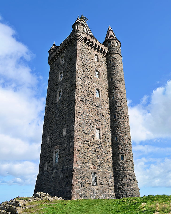 scrabo-toren, toren, Newtownards, scrabo, Ierland, Memorial, County
