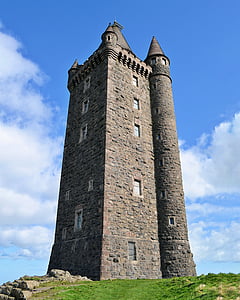 scrabo tower, tower, newtownards, scrabo, ireland, memorial, county