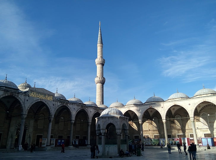 Masjid Biru, Istanbul, Turki, ngengat, Eropa, Masjid, arsitektur