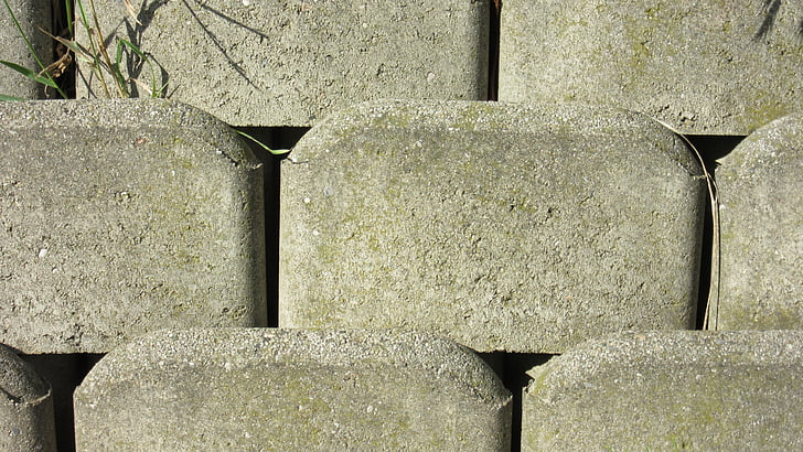 betong, murstein, Rauh, tekstur, mønster, bakgrunn