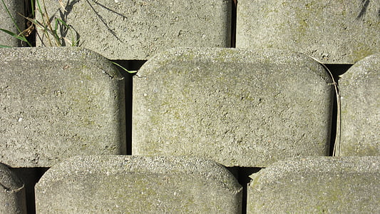 beton, batu bata, Rauh, tekstur, pola, latar belakang