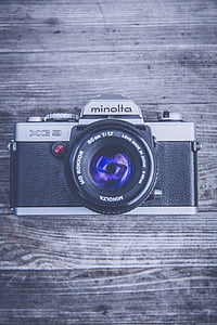 kameraet, klassisk, linsen, Minolta, SLR, kamera - fotografisk utstyr, fotografering temaer