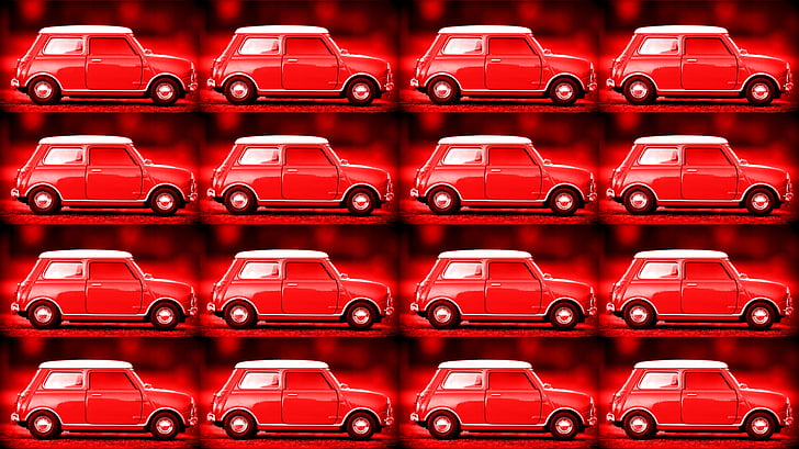 mini, car, motor, vehicle, old cars, automobile, classic