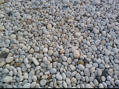 pedras, praia, pedras, paisagem