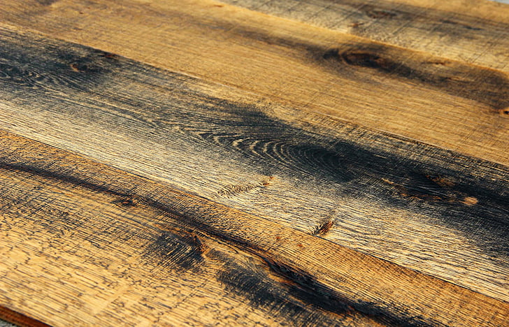podlaha, dub, dřevo, prkno, dřevo, textura, vzor