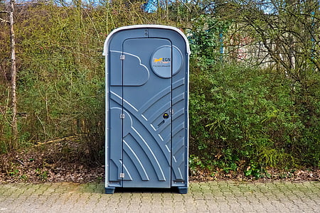 mobile toilet cabin, toilet, dixi loo, wc, toilet cabin, transportable, loo