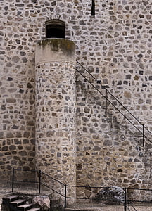 Castillo, piedra, Fortaleza, Torre, antiguo edificio, histórico, pared