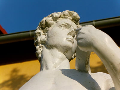statue de, jardin, figure Pierre, sculpture, statue de jardin, homme, architecture