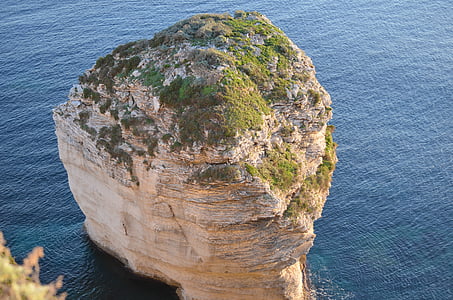 rock, cliff, water, sea, coast, landscape, rocky coast