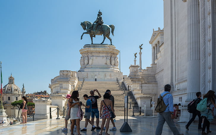 Рим, Пам'ятник Віктору Емануїлу ii, Вівтар Вітчизни, Віктор Еммануїл 2, Італія