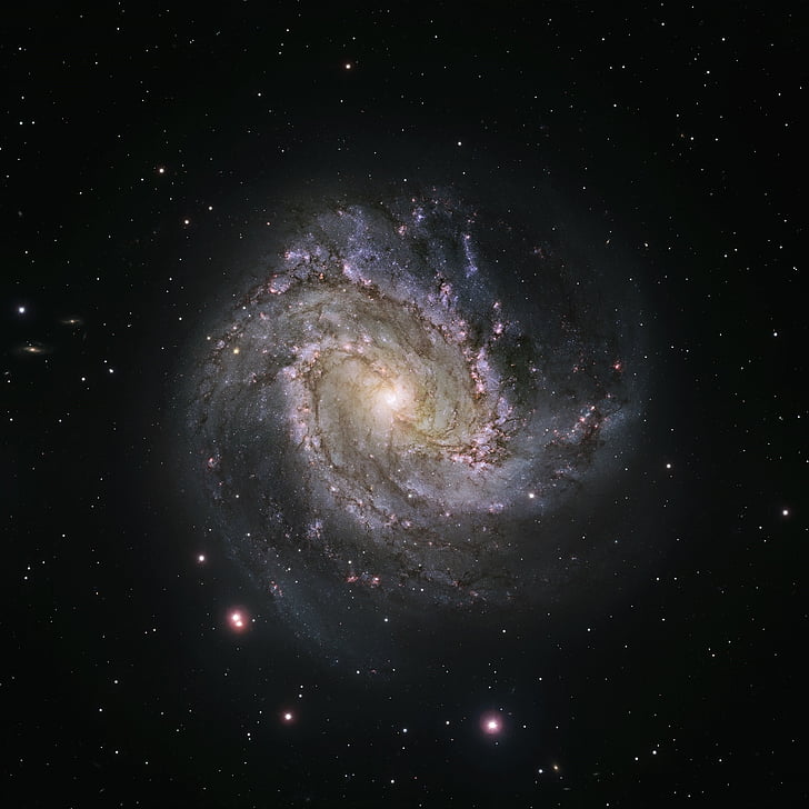 galaxy, southern pinwheel, messier 83, cosmos, space, stars, universe