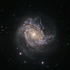 Galaktyka, Południowy Wiatraczek, Messier 83, kosmos, miejsca, gwiazdy, wszechświat