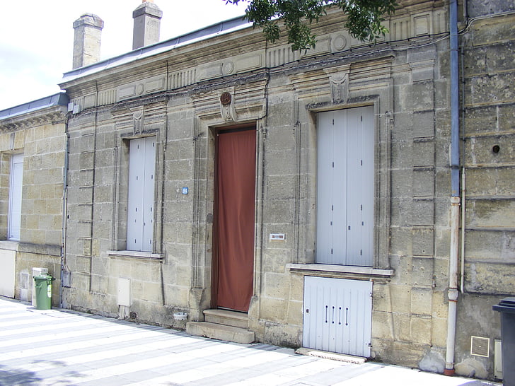 Echoppe, Bordeaux, Haus, auf einer Etage, Straße, Pierre, Stadt