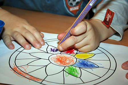 το παιδί, χρώμα, πολύχρωμο, χρώμα, Ζωγραφική, εικόνα pin, χέρι